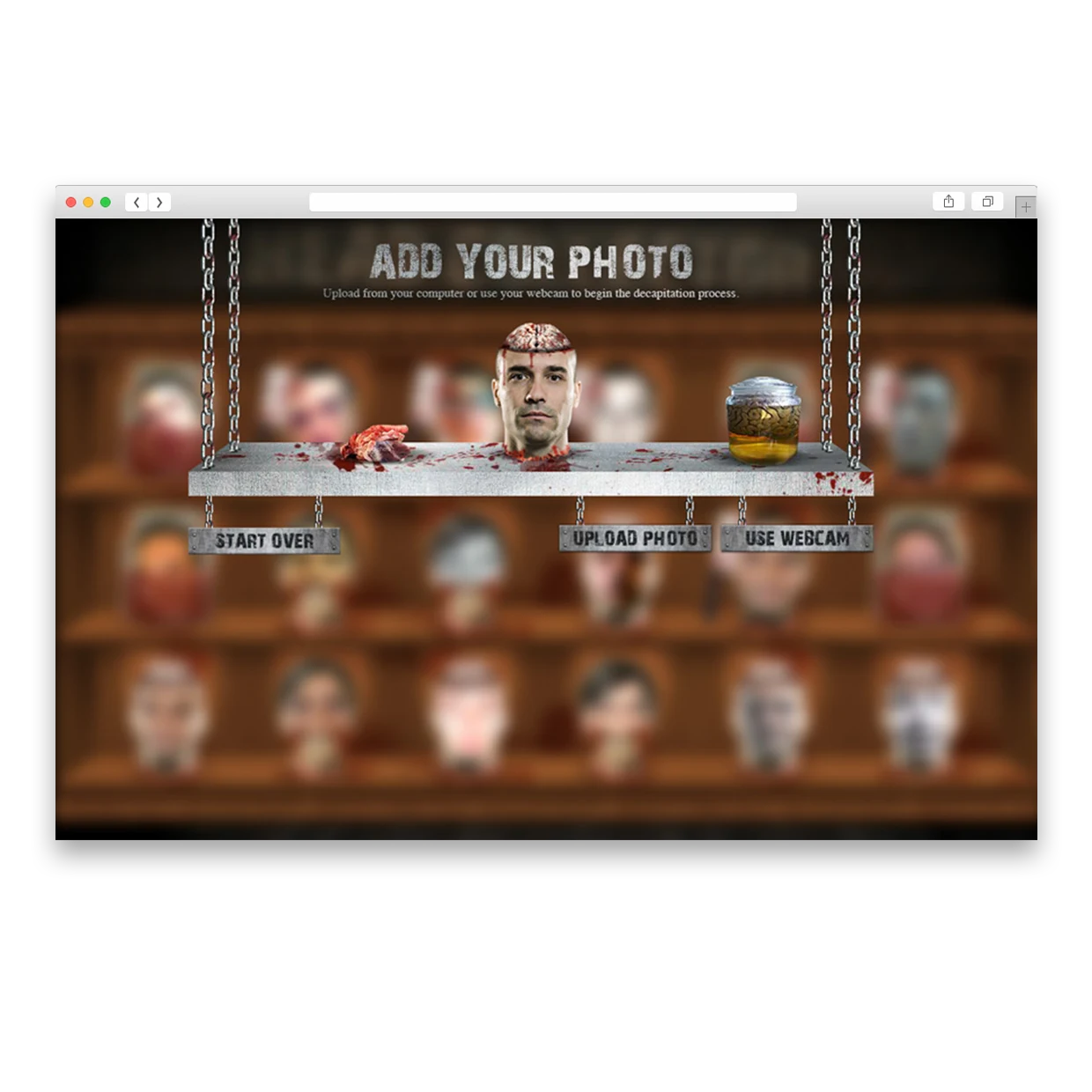 Head Collector Flash Microsite