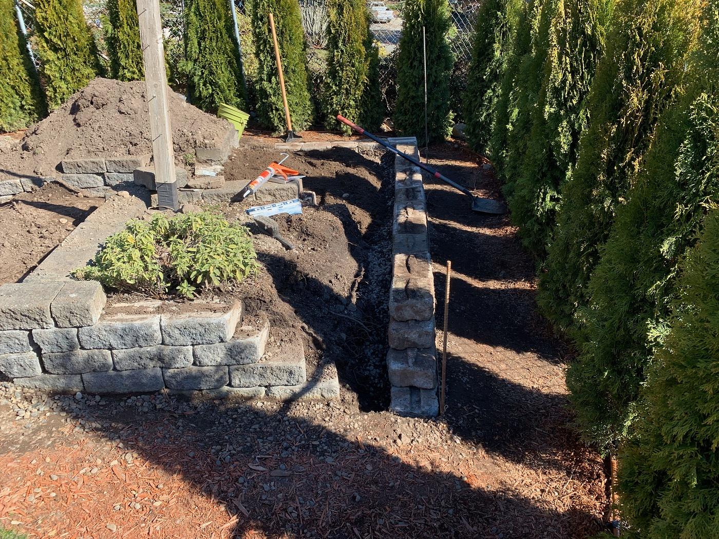 Reverse side of blocks.