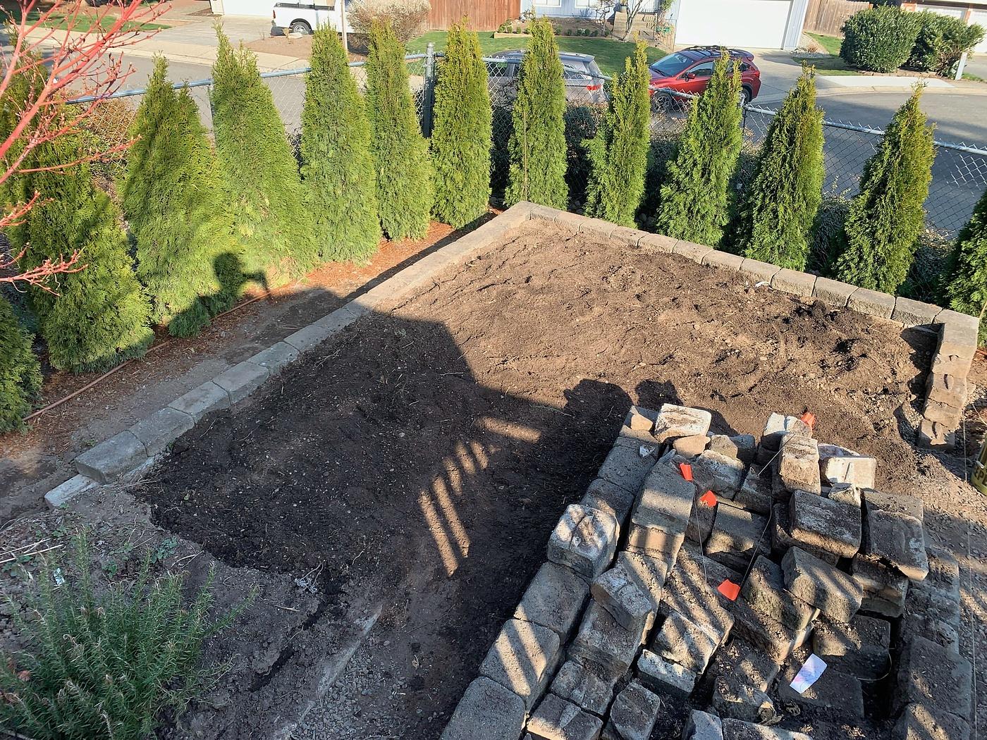 That pad is nearly finished.